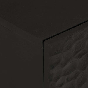 Βοηθητικό Ντουλάπι Μαύρο 80 x 33 x 75 εκ. από Μασίφ Ξύλο Μάνγκο