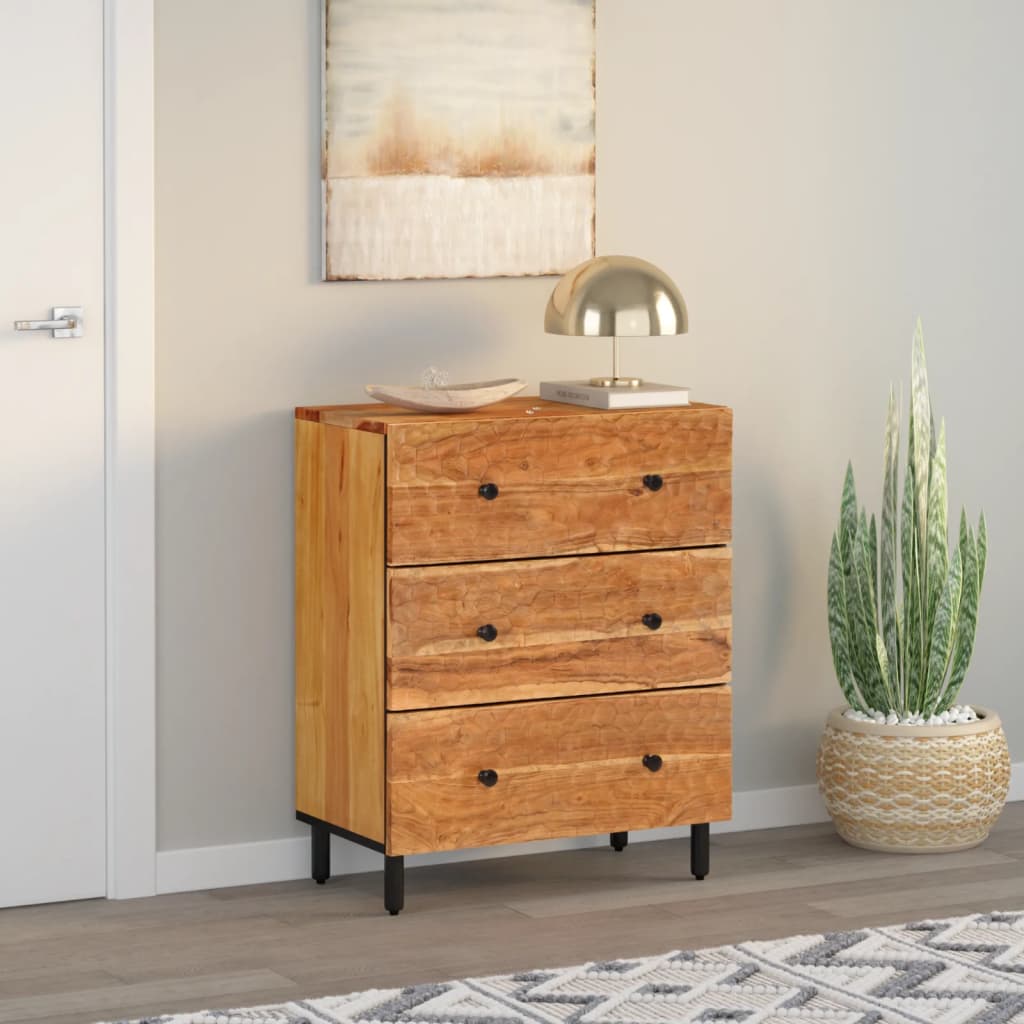 Ντουλάπι Βοηθητικό 60 x 33 x 75 εκ. από Μασίφ Ξύλο Ακακίας