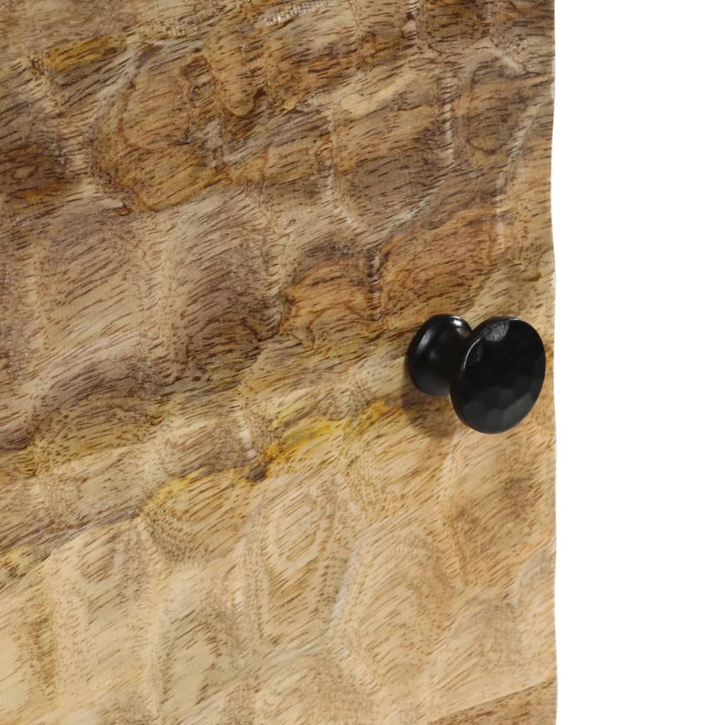 Κομοδίνα 2 τεμ. 40 x 33 x 46 εκ. από Μασίφ Ξύλο Μάνγκο