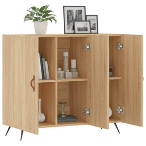 Ντουλάπι Sonoma δρυς 90x34x80 εκ. Επεξεργασμένο Ξύλο