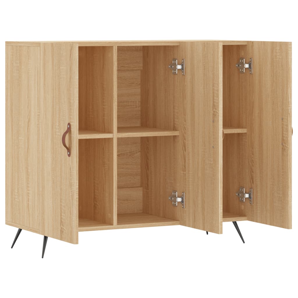 Ντουλάπι Sonoma δρυς 90x34x80 εκ. Επεξεργασμένο Ξύλο