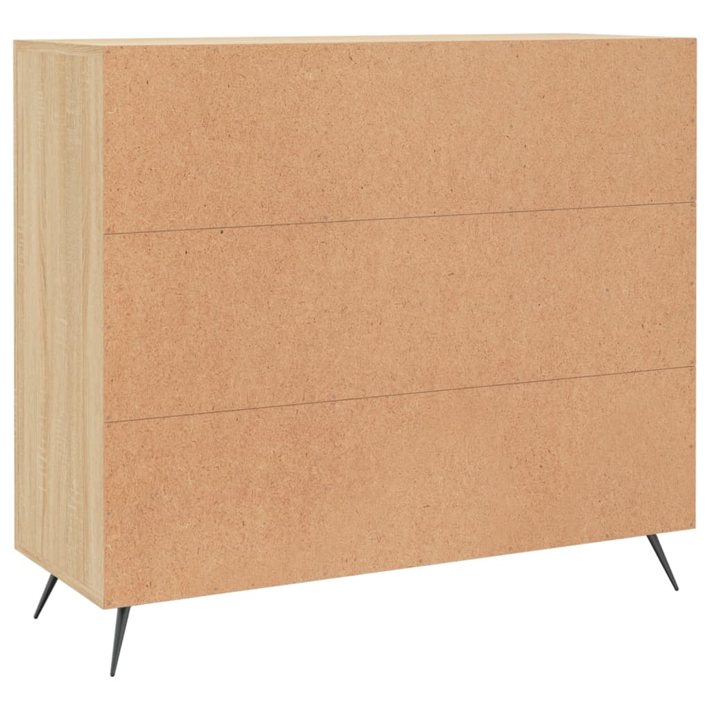 Ντουλάπι Sonoma δρυς 90x34x80 εκ. Επεξεργασμένο Ξύλο
