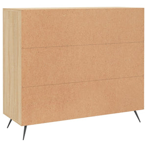 Ντουλάπι Sonoma δρυς 90x34x80 εκ. Επεξεργασμένο Ξύλο