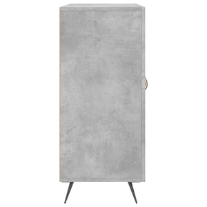 Ντουλάπι Γκρι Σκυροδέματος 90x34x80 εκ. Επεξεργασμένο Ξύλο