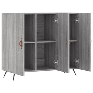 Ντουλάπι Γκρι Sonoma 90 x 34 x 80 εκ. από Επεξεργασμένο Ξύλο