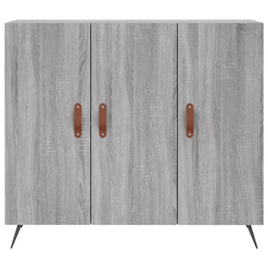 Ντουλάπι Γκρι Sonoma 90 x 34 x 80 εκ. από Επεξεργασμένο Ξύλο