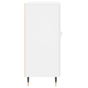 Μπουφές Λευκός 90 x 34 x 80 εκ. από Επεξεργασμένο Ξύλο - Pakobazaar