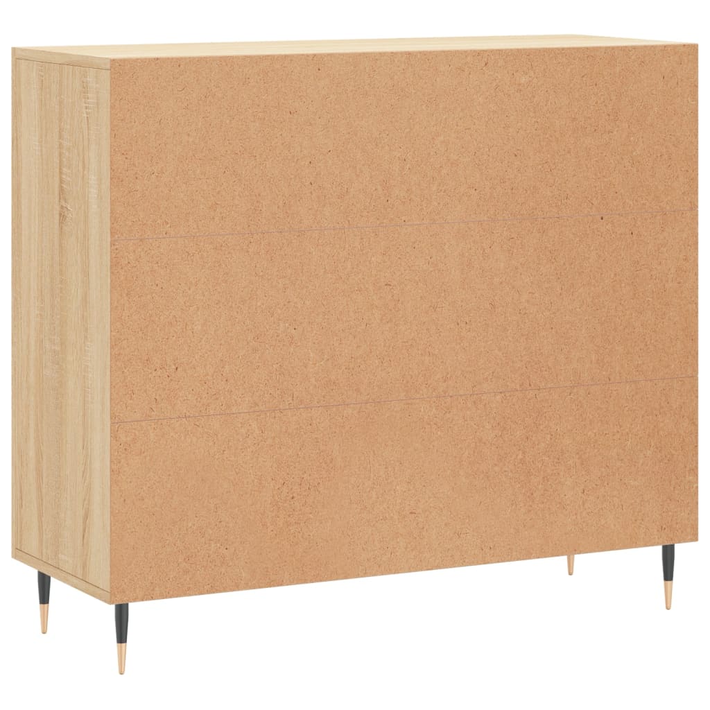 Ντουλάπι Sonoma δρυς 90x34x80 εκ. Επεξεργασμένο Ξύλο