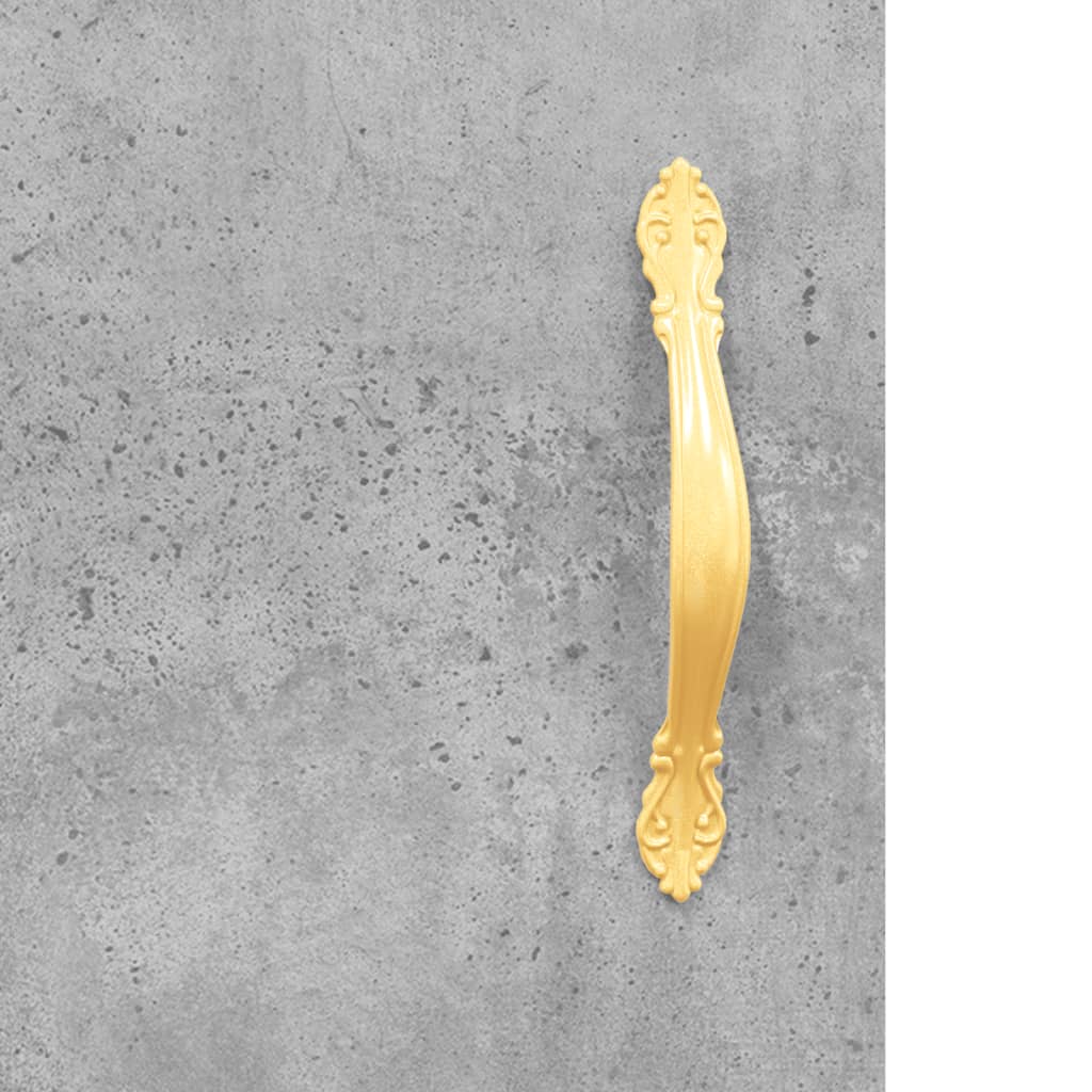 Ντουλάπι Γκρι Σκυροδέματος 90x34x80 εκ. Επεξεργασμένο Ξύλο