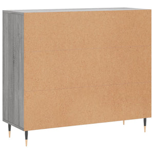 Ντουλάπι Γκρι Sonoma 90 x 34 x 80 εκ. από Επεξεργασμένο Ξύλο - Pakobazaar
