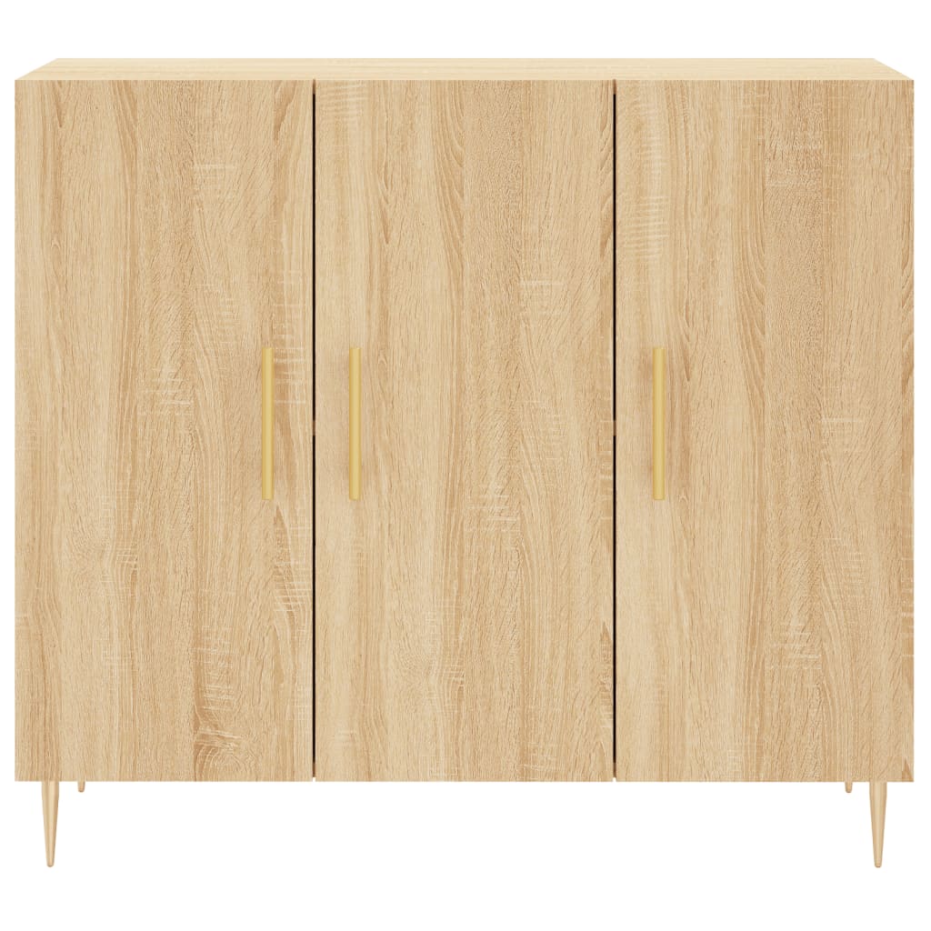 Ντουλάπι Sonoma δρυς 90x34x80 εκ. Επεξεργασμένο Ξύλο