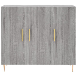 Ντουλάπι Γκρι Sonoma 90 x 34 x 80 εκ. από Επεξεργασμένο Ξύλο