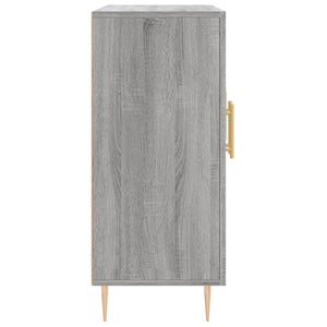 Ντουλάπι Γκρι Sonoma 90 x 34 x 80 εκ. από Επεξεργασμένο Ξύλο