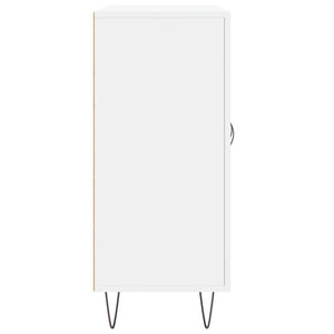 Μπουφές Λευκός 90 x 34 x 80 εκ. από Επεξεργασμένο Ξύλο