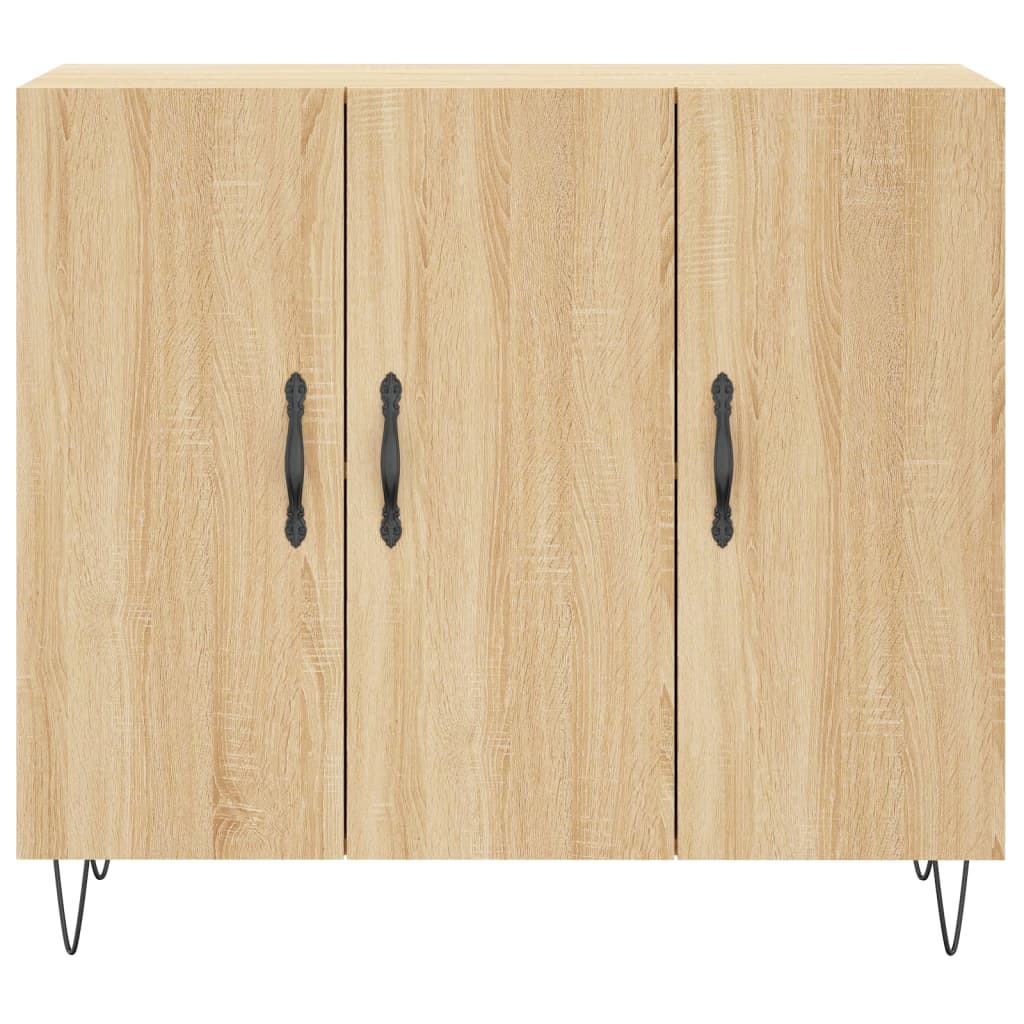 Ντουλάπι Sonoma δρυς 90x34x80 εκ. Επεξεργασμένο Ξύλο