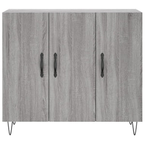 Ντουλάπι Γκρι Sonoma 90 x 34 x 80 εκ. από Επεξεργασμένο Ξύλο - Pakobazaar