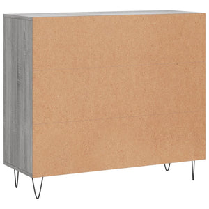 Ντουλάπι Γκρι Sonoma 90 x 34 x 80 εκ. από Επεξεργασμένο Ξύλο - Pakobazaar