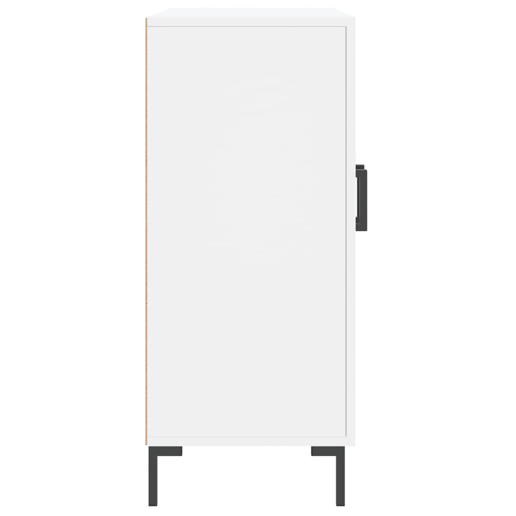 Μπουφές Λευκός 90 x 34 x 80 εκ. από Επεξεργασμένο Ξύλο - Pakobazaar