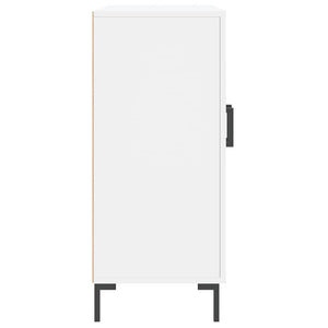 Μπουφές Λευκός 90 x 34 x 80 εκ. από Επεξεργασμένο Ξύλο - Pakobazaar