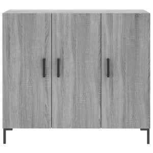 Ντουλάπι Γκρι Sonoma 90 x 34 x 80 εκ. από Επεξεργασμένο Ξύλο - Pakobazaar