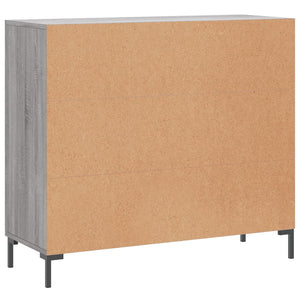 Ντουλάπι Γκρι Sonoma 90 x 34 x 80 εκ. από Επεξεργασμένο Ξύλο - Pakobazaar