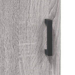 Ντουλάπι Γκρι Sonoma 90 x 34 x 80 εκ. από Επεξεργασμένο Ξύλο - Pakobazaar