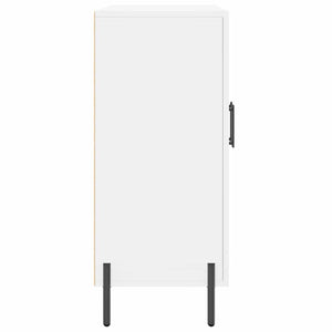 Μπουφές Λευκός 90 x 34 x 80 εκ. από Επεξεργασμένο Ξύλο