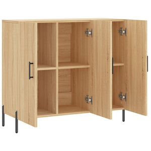 Ντουλάπι Sonoma δρυς 90x34x80 εκ. Επεξεργασμένο Ξύλο