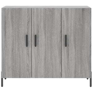 Ντουλάπι Γκρι Sonoma 90 x 34 x 80 εκ. από Επεξεργασμένο Ξύλο