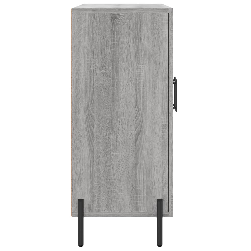 Ντουλάπι Γκρι Sonoma 90 x 34 x 80 εκ. από Επεξεργασμένο Ξύλο