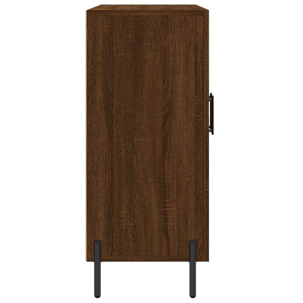 Ντουλάπι Καφέ Δρυς 90 x 34 x 80 εκ. από Επεξεργασμένο Ξύλο