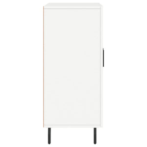 Μπουφές Λευκός 90 x 34 x 80 εκ. από Επεξεργασμένο Ξύλο