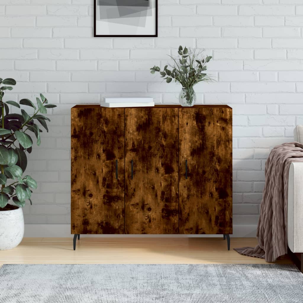 Ντουλάπι Καπνιστή Δρυς 90x34x80 εκ. Επεξεργασμένο Ξύλο