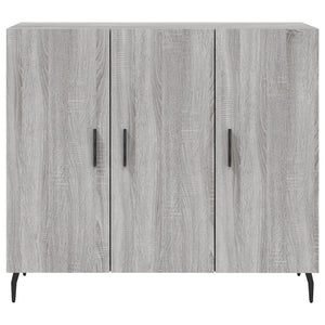 Ντουλάπι Γκρι Sonoma 90 x 34 x 80 εκ. από Επεξεργασμένο Ξύλο