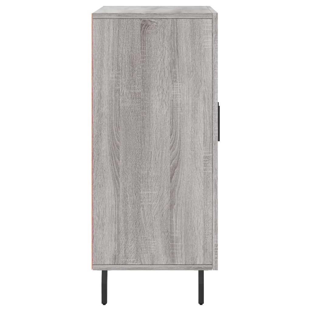 Ντουλάπι Γκρι Sonoma 90 x 34 x 80 εκ. από Επεξεργασμένο Ξύλο