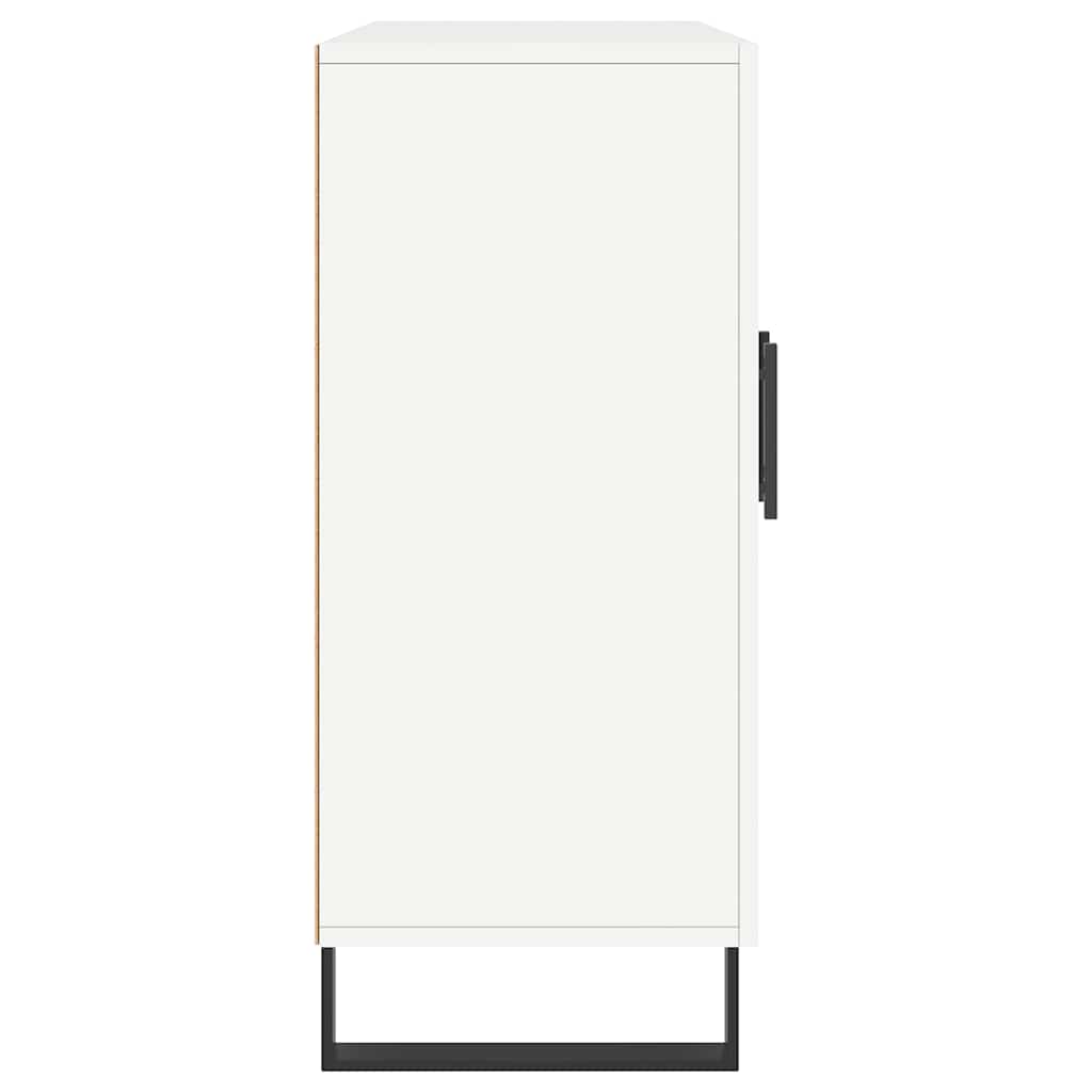 Μπουφές Λευκός 90 x 34 x 80 εκ. από Επεξεργασμένο Ξύλο - Pakobazaar