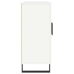 Μπουφές Λευκός 90 x 34 x 80 εκ. από Επεξεργασμένο Ξύλο - Pakobazaar