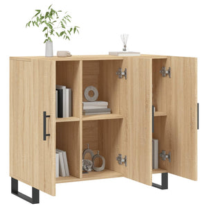 Ντουλάπι Sonoma δρυς 90x34x80 εκ. Επεξεργασμένο Ξύλο - Pakobazaar