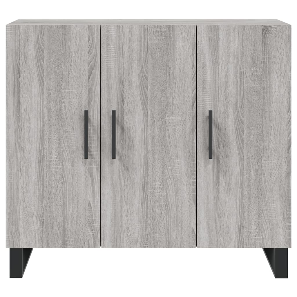 Ντουλάπι Γκρι Sonoma 90 x 34 x 80 εκ. από Επεξεργασμένο Ξύλο - Pakobazaar