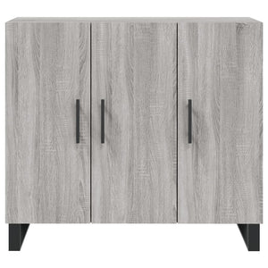 Ντουλάπι Γκρι Sonoma 90 x 34 x 80 εκ. από Επεξεργασμένο Ξύλο - Pakobazaar