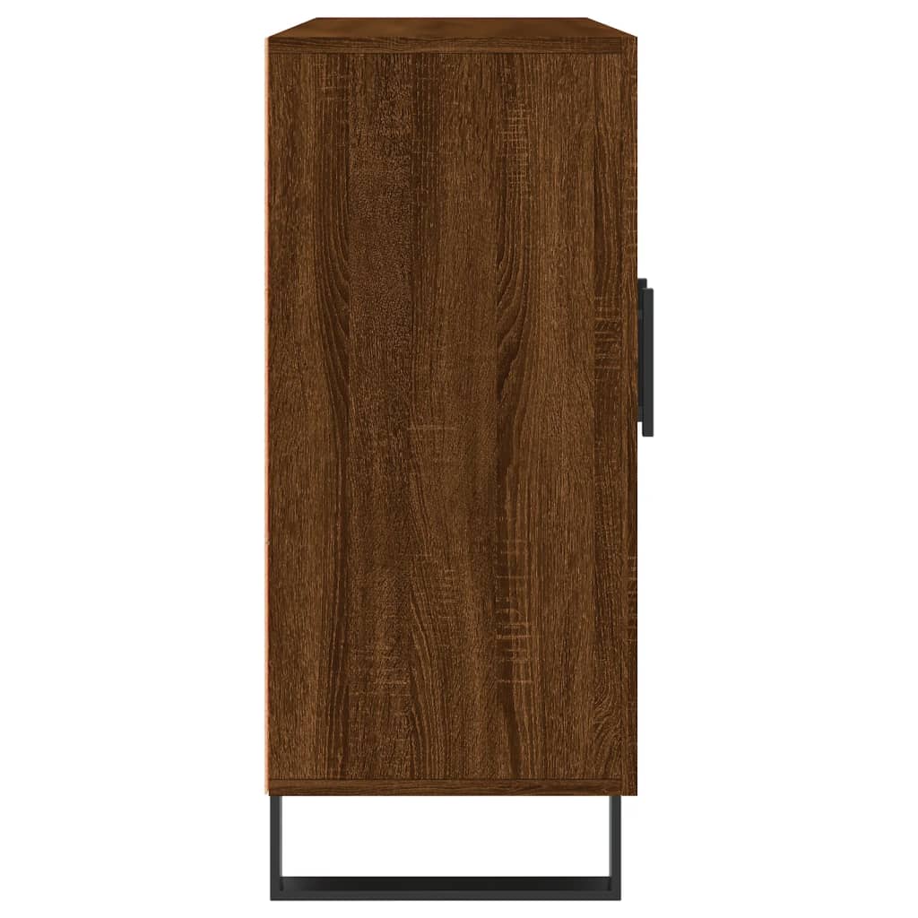 Ντουλάπι Καφέ Δρυς 90 x 34 x 80 εκ. από Επεξεργασμένο Ξύλο