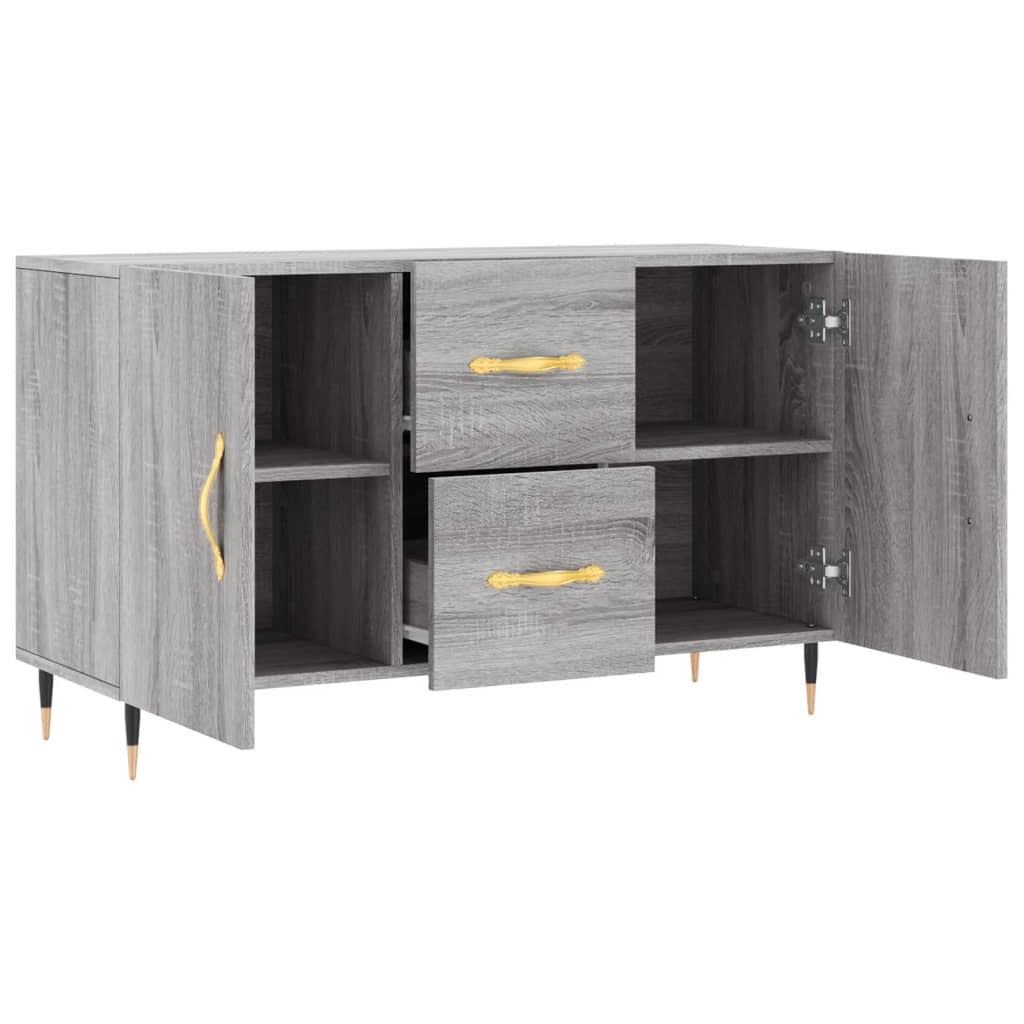 Μπουφές Γκρι Sonoma 100 x 36 x 60 εκ. από Επεξεργασμένο Ξύλο
