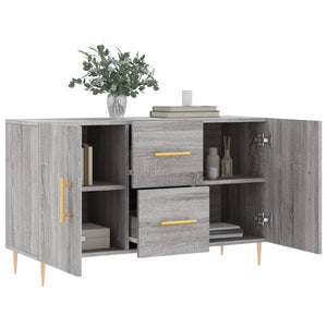 Μπουφές Γκρι Sonoma 100 x 36 x 60 εκ. από Επεξεργασμένο Ξύλο - Pakobazaar