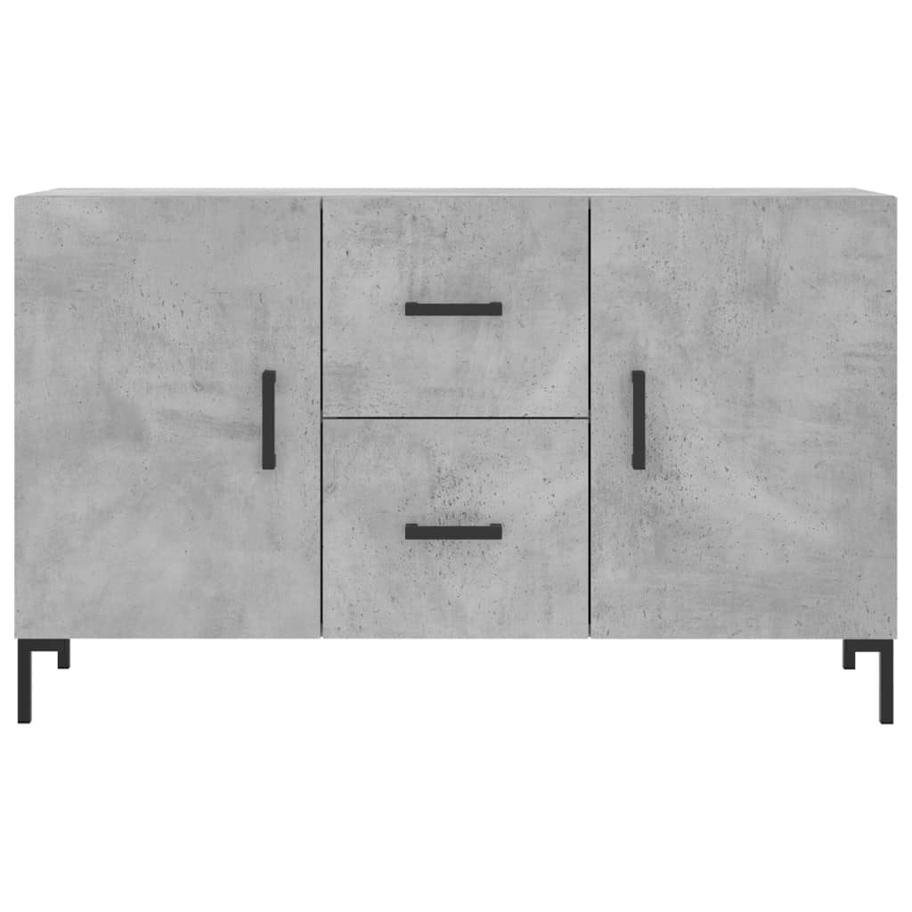 Ντουλάπι Γκρι Σκυροδέματος 100 x 36 x 60 εκ. Επεξεργασμένο Ξύλο