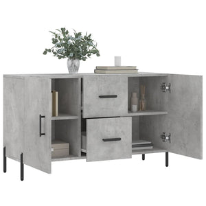Ντουλάπι Γκρι Σκυροδέματος 100 x 36 x 60 εκ. Επεξεργασμένο Ξύλο