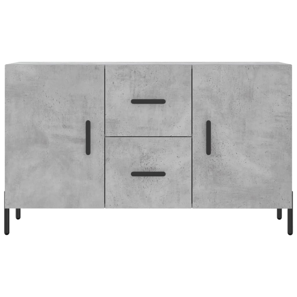 Ντουλάπι Γκρι Σκυροδέματος 100 x 36 x 60 εκ. Επεξεργασμένο Ξύλο