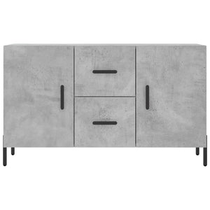 Ντουλάπι Γκρι Σκυροδέματος 100 x 36 x 60 εκ. Επεξεργασμένο Ξύλο
