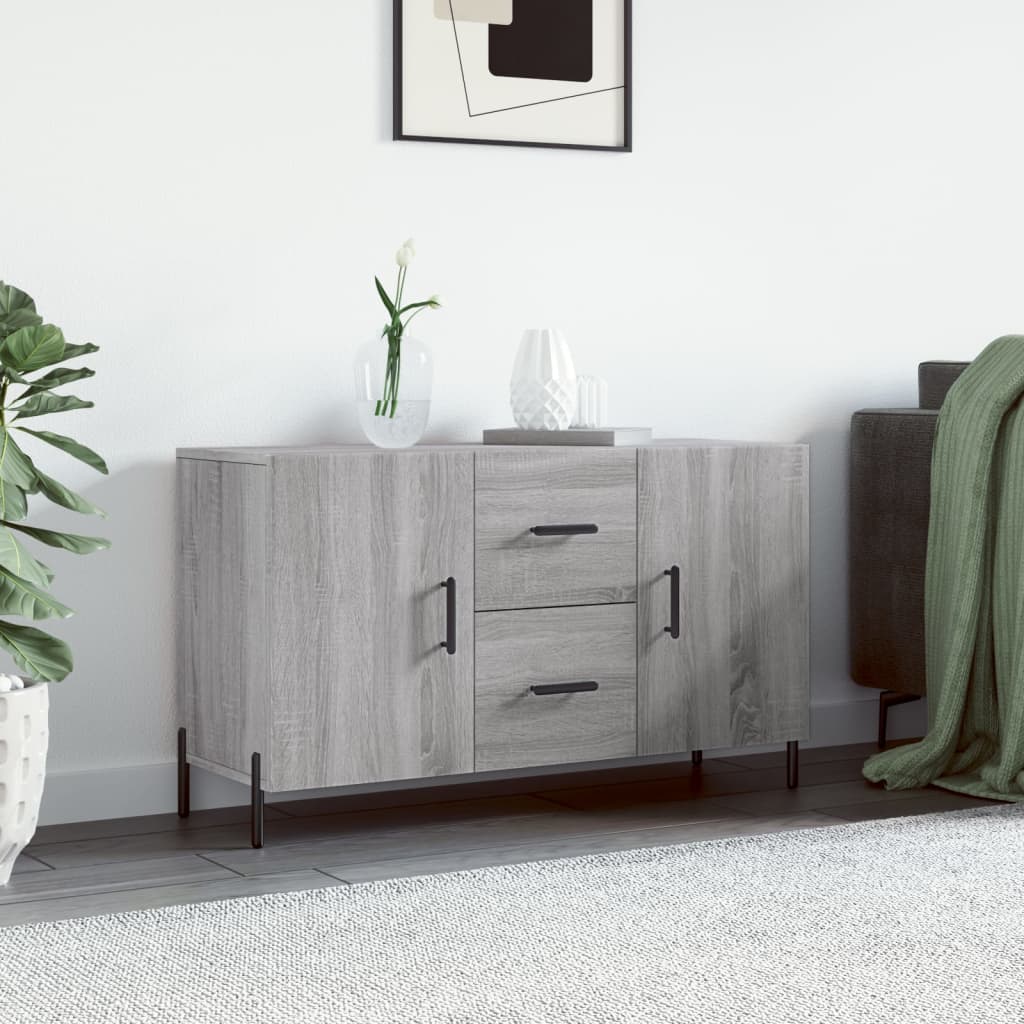 Μπουφές Γκρι Sonoma 100 x 36 x 60 εκ. από Επεξεργασμένο Ξύλο - Pakobazaar
