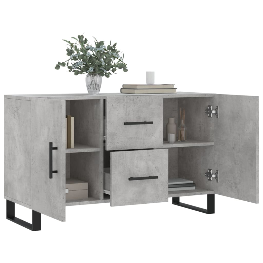Ντουλάπι Γκρι Σκυροδέματος 100 x 36 x 60 εκ. Επεξεργασμένο Ξύλο - Pakobazaar