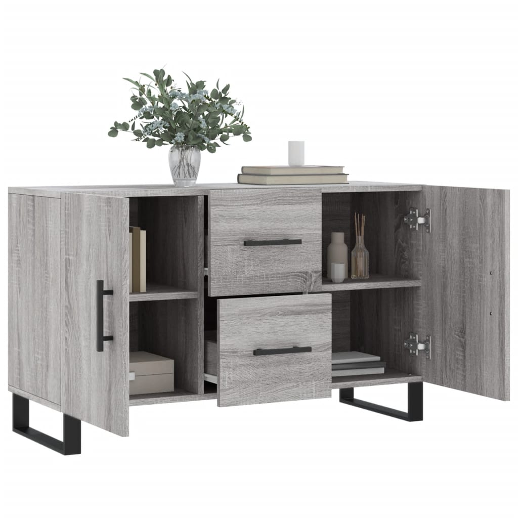 Μπουφές Γκρι Sonoma 100 x 36 x 60 εκ. από Επεξεργασμένο Ξύλο
